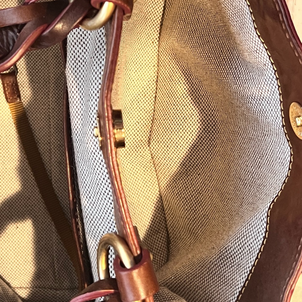 Dooney & Bourke Florentine Leather Large Zip Barlow Satchel - Picture 3 of 9
